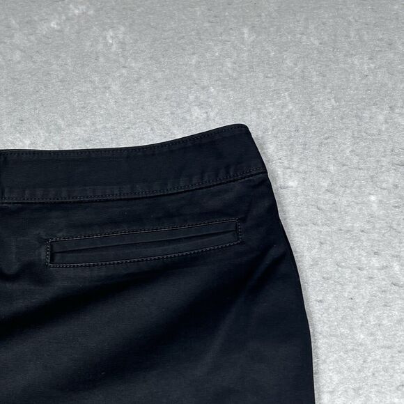 St John Collection Cropped Pants Womens Size 16 Black Capri Pockets Inseam 22” - Picture 4 of 12